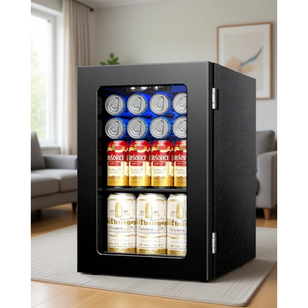 Home Bar And Fridge - 24 Can Mini Fridge, 0.6 Cu.Ft