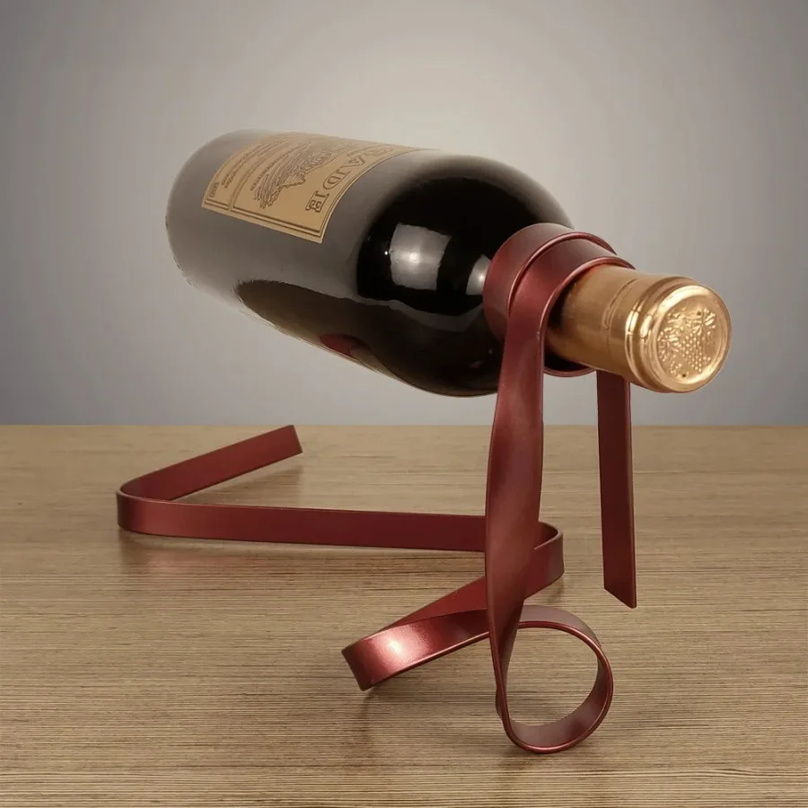 Colorful Ribbon Iron Wine Bott - Home Bar And Cabinet 评论和价格