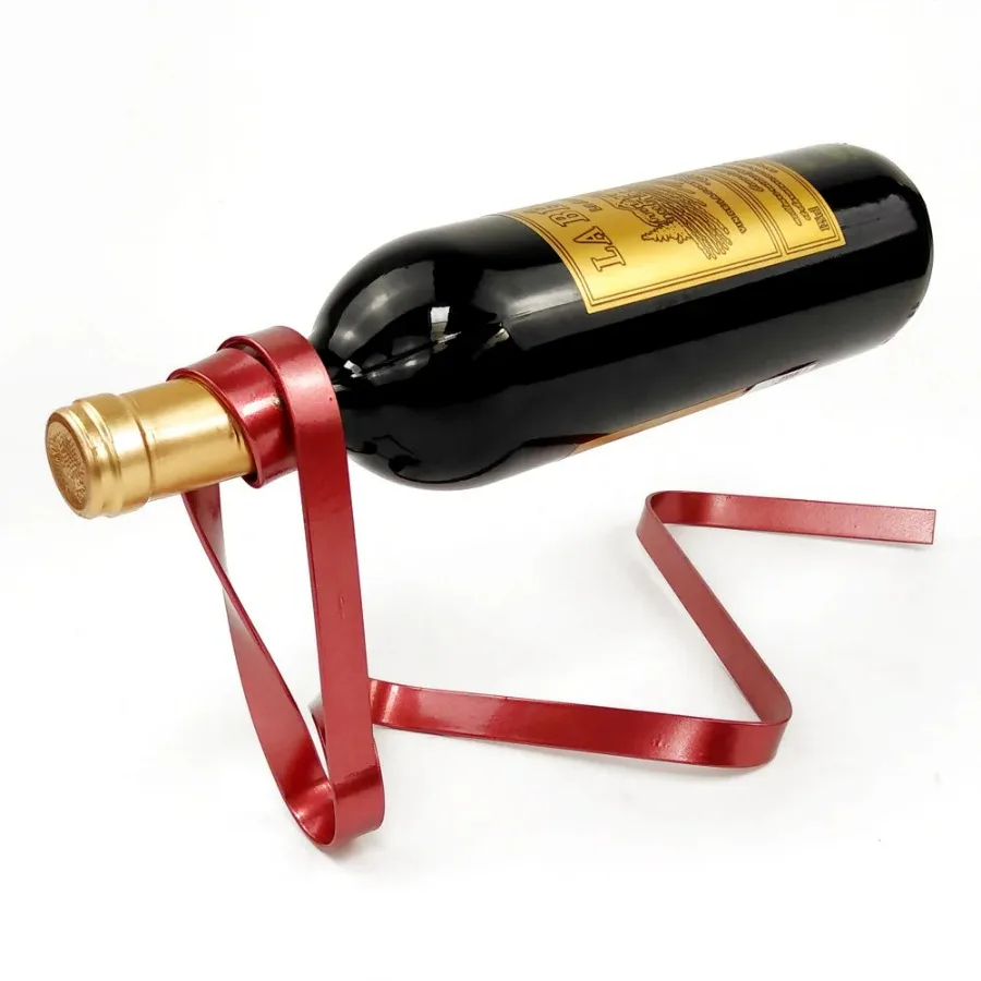 Colorful Ribbon Iron Wine Bott - Home Bar And Cabinet 评论和价格