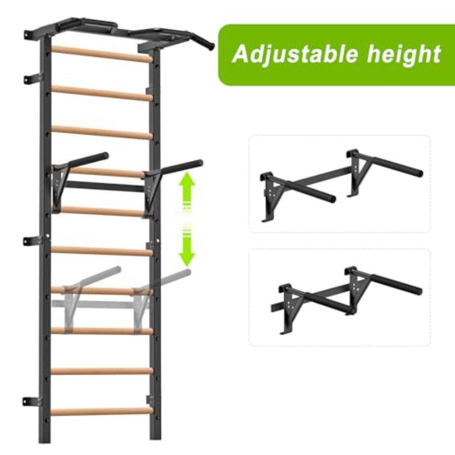 Wall Mounted Gymnastic Stall B - Home Bar And Gym 评论和价格