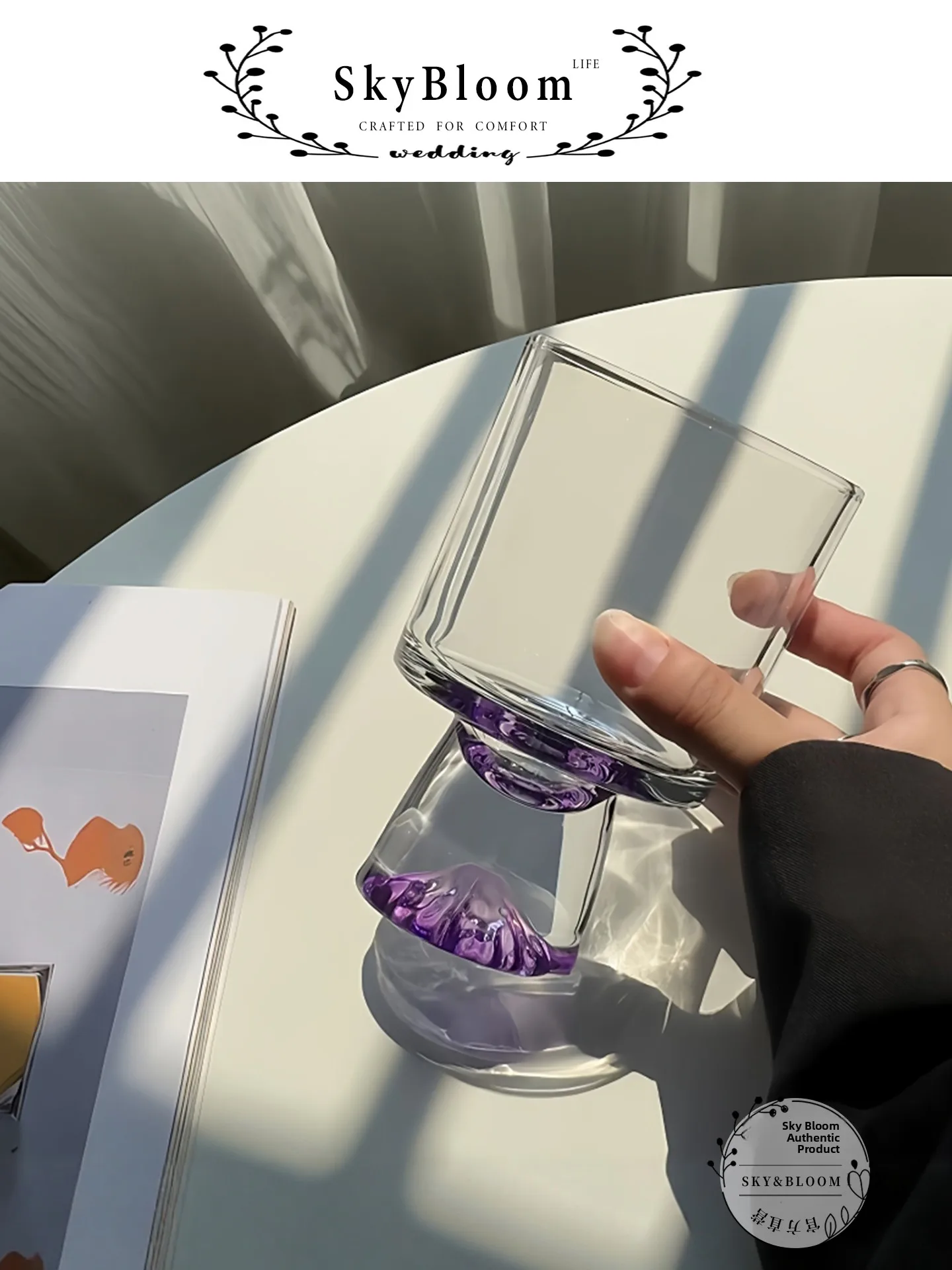 SkyBloom Luxury Highball Glass - Highball Glass Set 评论和价格