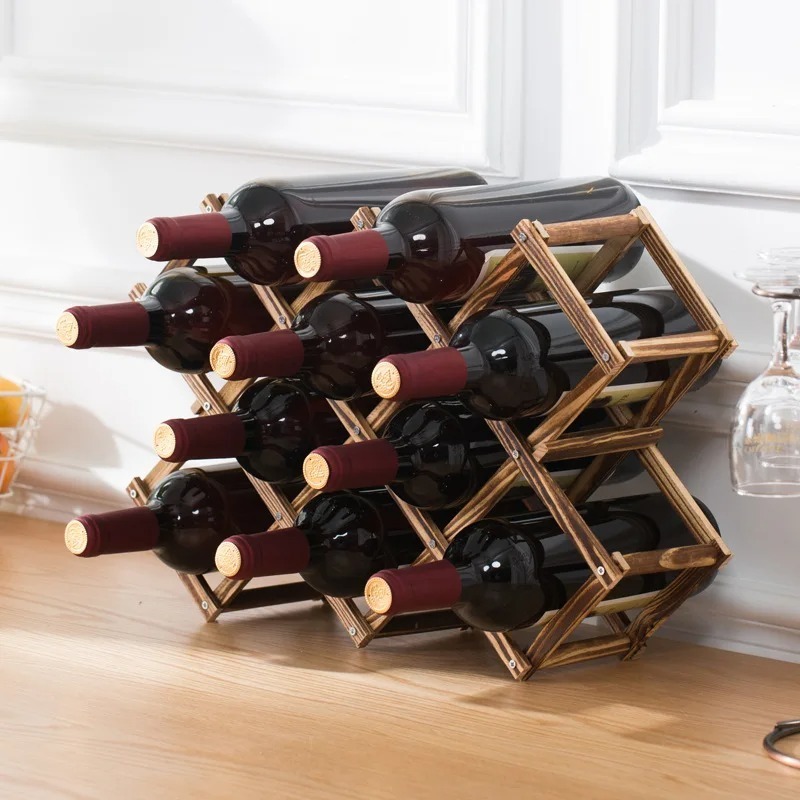 Stackable Wine Storage Shelves - Home Bar And Cabinet 评论和价格