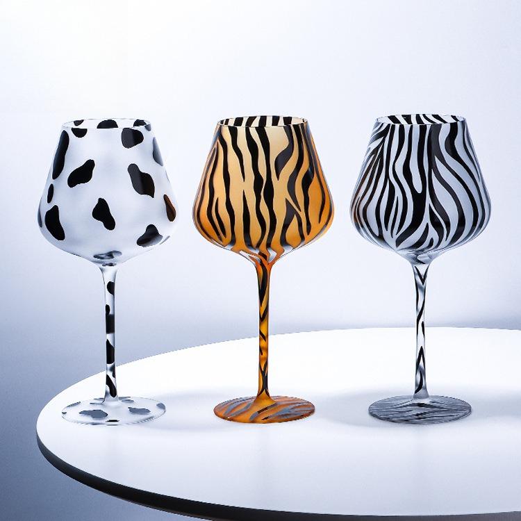 Creative Painted Tiger Leopard - Highball Glass Set 评论和价格