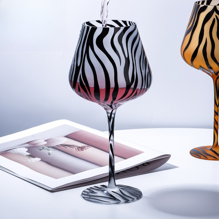 Creative Painted Tiger Leopard - Highball Glass Set 评论和价格